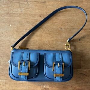 Michael Kors Zoe Small Pebbled Leather Pochette